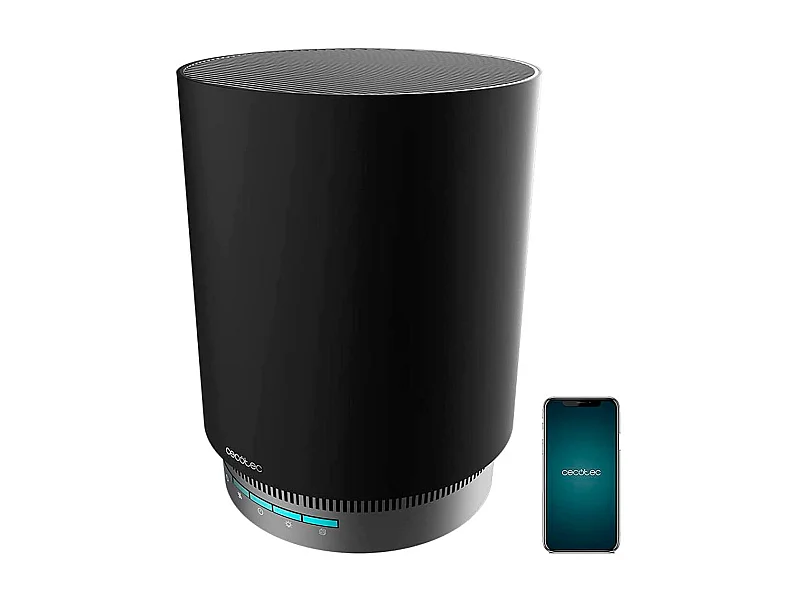 Purificador de aire Cecotec TotalPure 1800 Style Pro Connected WiFi 130 CADR negro