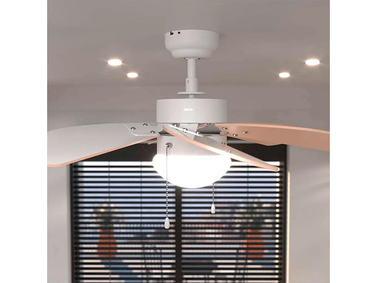 Ventilador de techo Cecotec EnergySilence Aero 3600 Vision 50W 3 velocidades naranja Ø92 cm