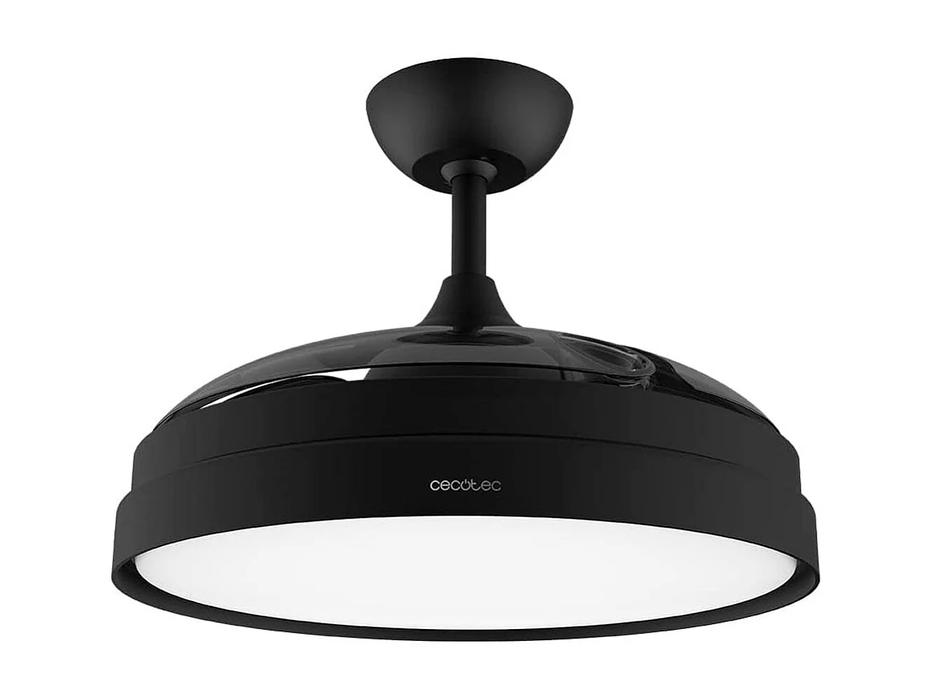 Ventilador de techo retráctil Cecotec EnergySilence Aero 4280 Invisible 40W negro Ø106 cm