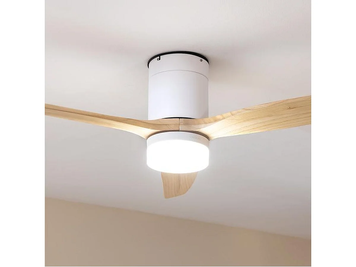 Ventilador de techo Cecotec EnergySilence Aero 5600 Classic 40W 3 aspas 6 velocidades natural Ø132 cm