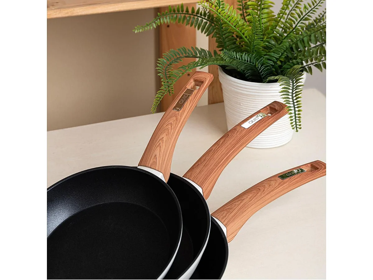 Sartén Cocco Quid aluminio forjado blanco/natural Ø28 cm