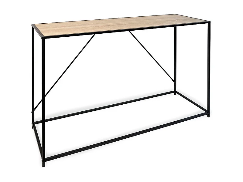 Consola MOA Vinthera estante metal negro 85x120x40 cm
