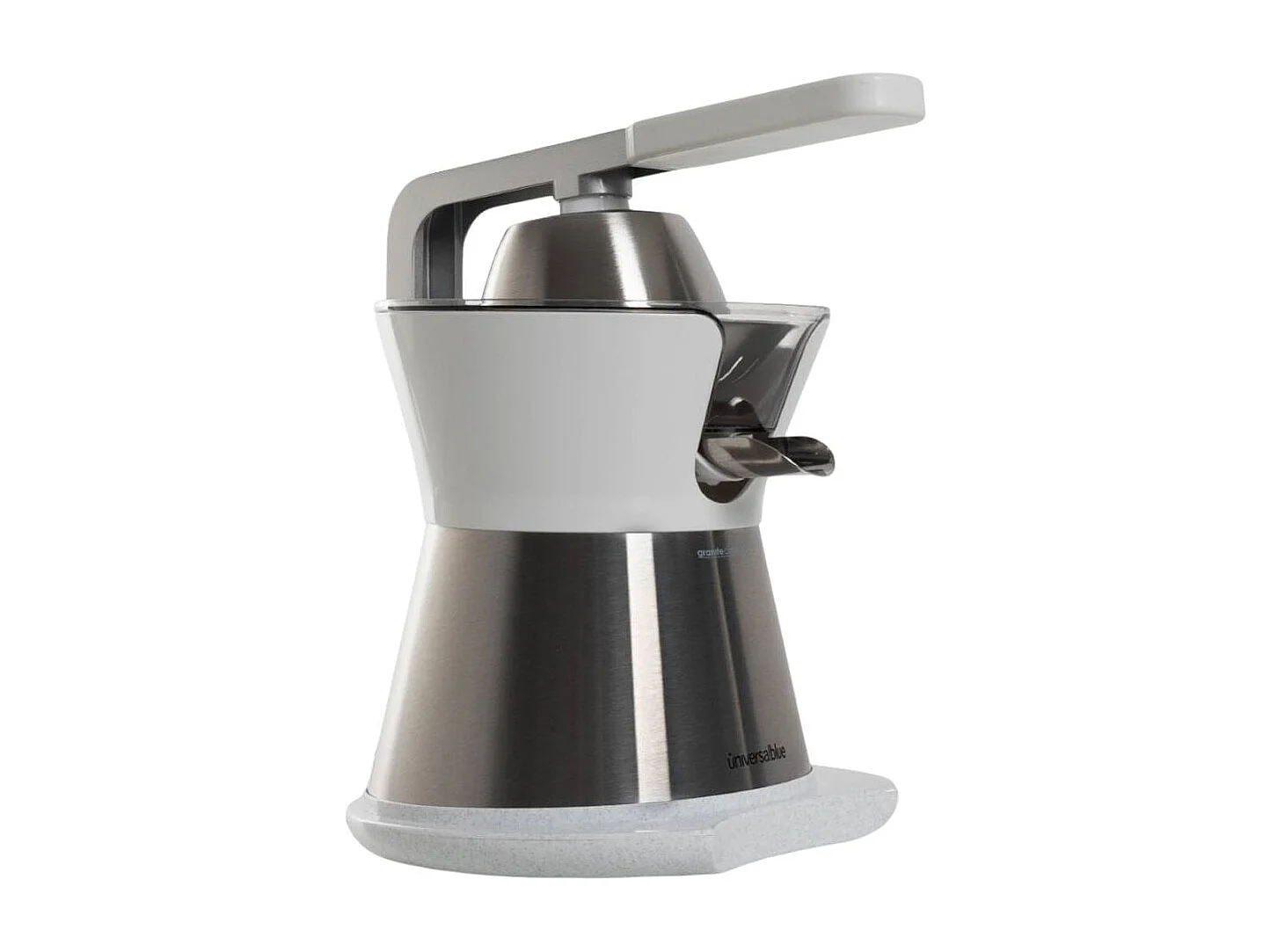 Exprimidor de brazo Juicy Plus Universal Blue 300W 2 conos blanco