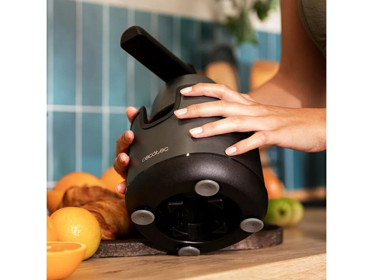 Exprimidor eléctrico Cecotec EssentialVita Hyden 120 Hybrid 120W doble cono 250 ml gris