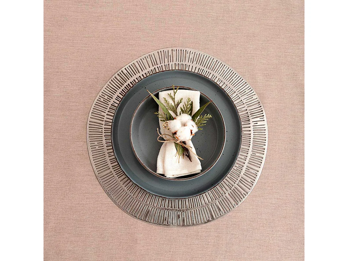 Vajilla Duna Quid 12 piezas 4 servicios diseño elegante gris