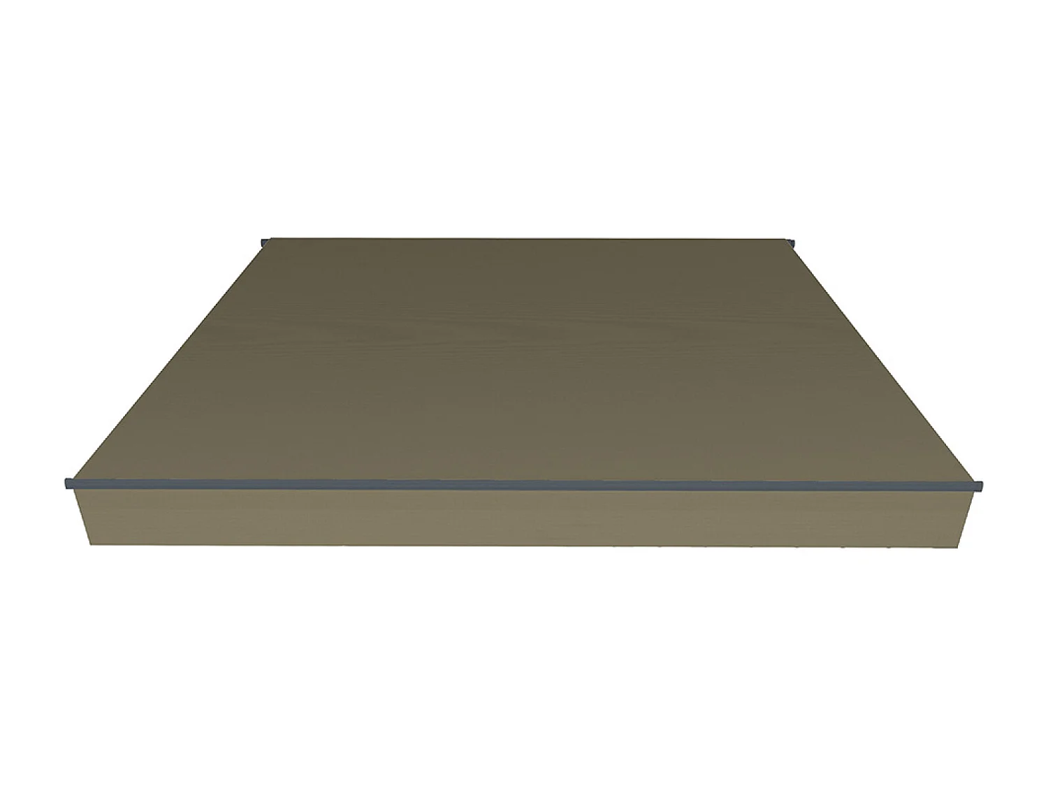 Store banne manuel 2,95 x 2,5 m en aluminium avec toile taupe ADRO
