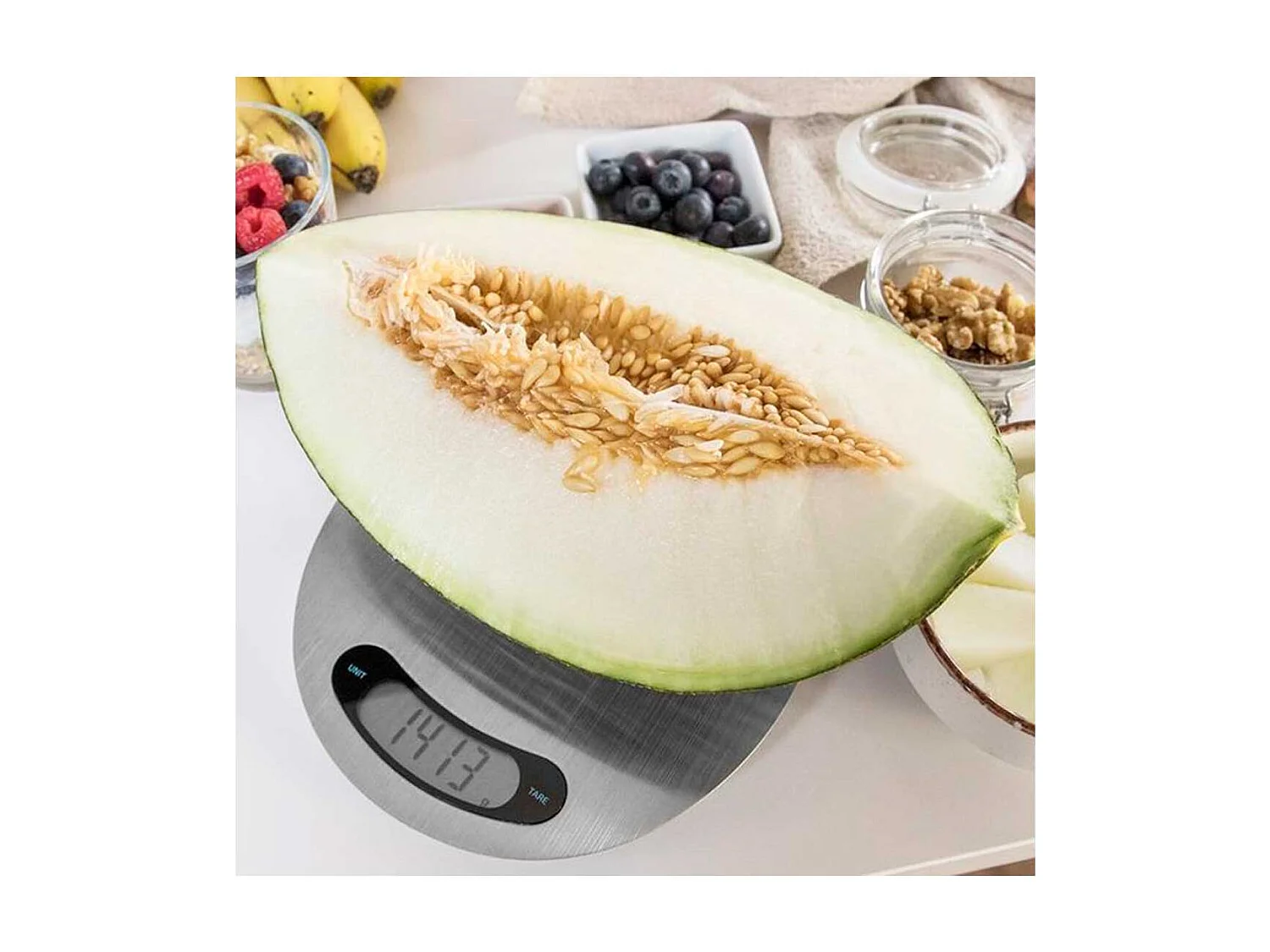 Báscula de cocina Cecotec Cook Control 10400 Easyhang 1gr-8kg inox