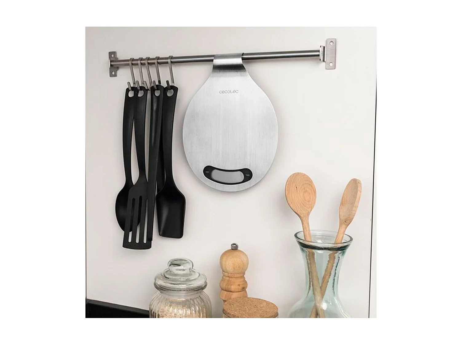 Báscula de cocina Cecotec Cook Control 10400 Easyhang 1gr-8kg inox