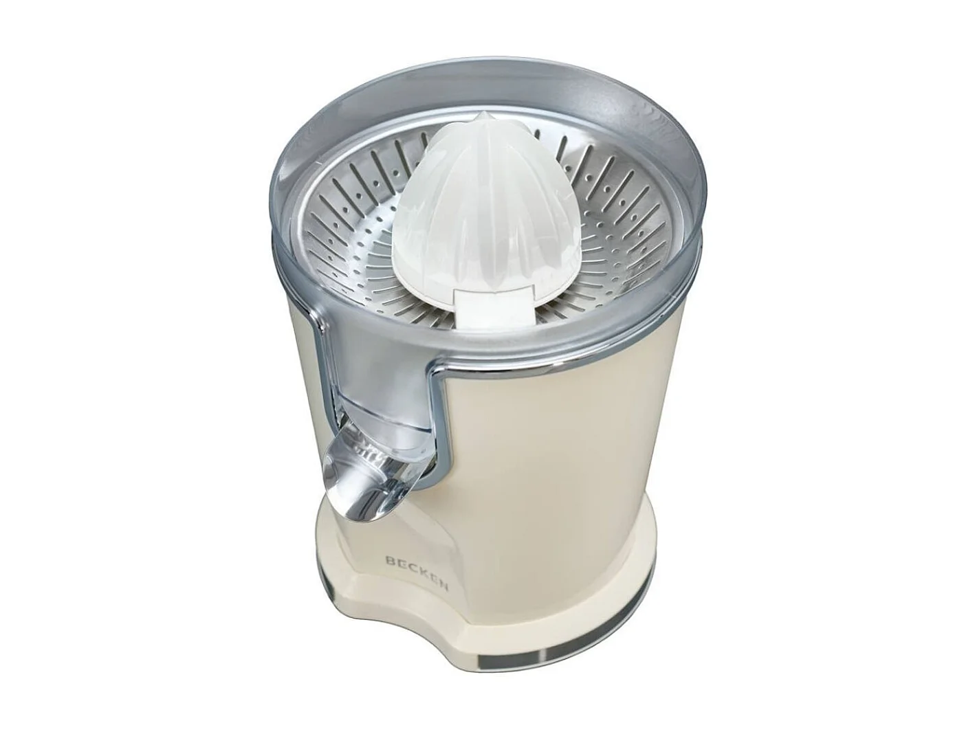 Exprimidor eléctrico Becken BCJ8767 100W con tapa protectora 230 ml beige