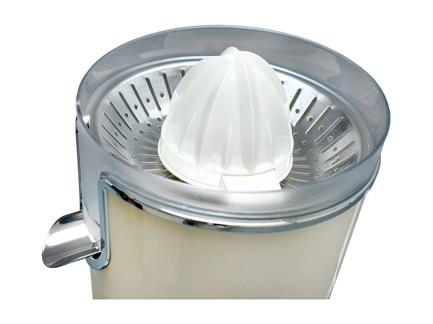 Exprimidor eléctrico Becken BCJ8767 100W con tapa protectora 230 ml beige