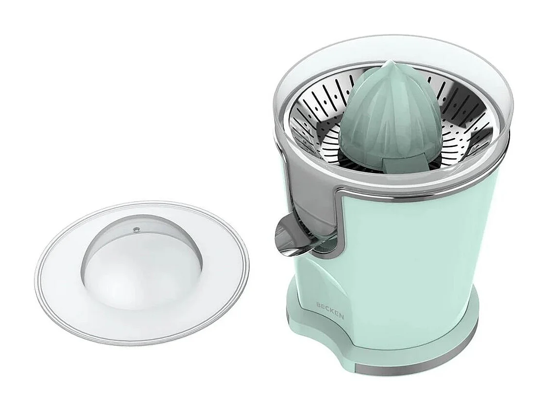 Exprimidor eléctrico Becken BCJ8767 100W con tapa protectora 230 ml verde