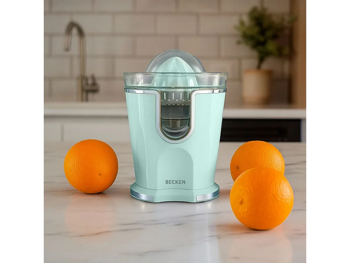 Exprimidor eléctrico Becken BCJ8767 100W con tapa protectora 230 ml verde