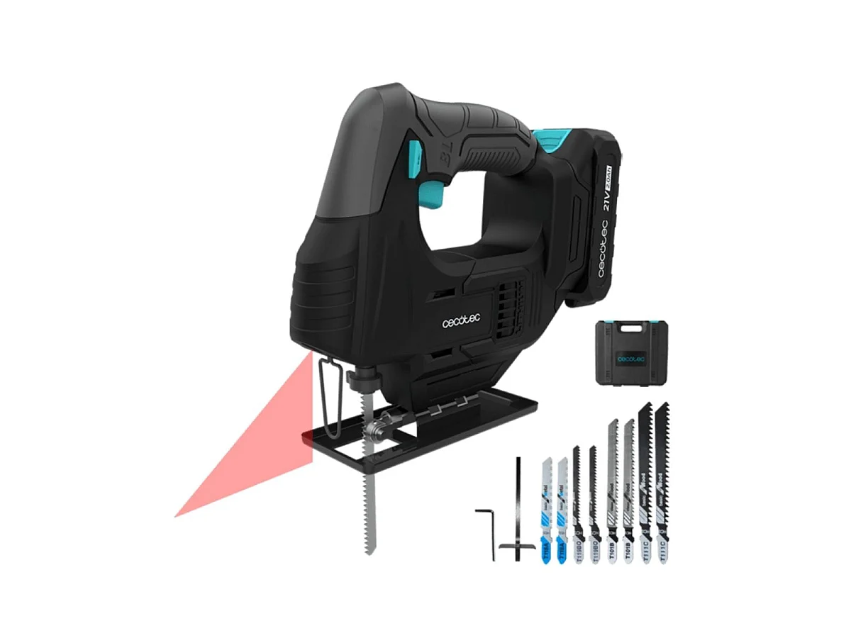 Sierra de calar Cecotec MultiCut 500 Vision Liberty 8 sierras guía láser negro