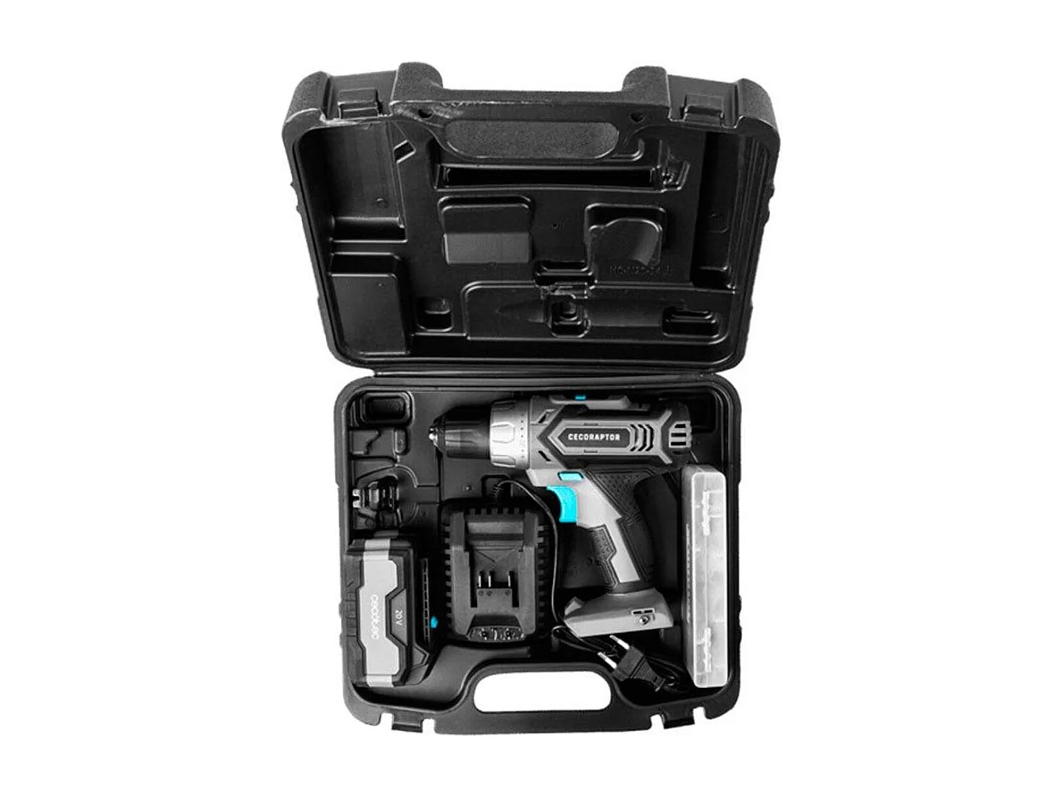 Taladro atornillador Cecotec CecoRaptor Perfect Drill 4020 Advance 20V 4000mAh 1550rpm gris