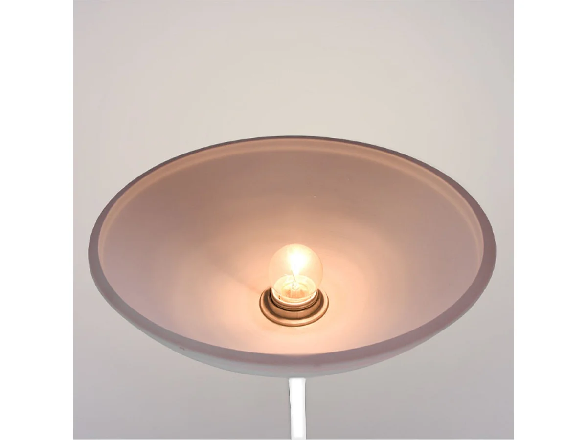 Lámpara de pie Milano Bel Air 40W con luz de lectura blanco Ø28x170 cm