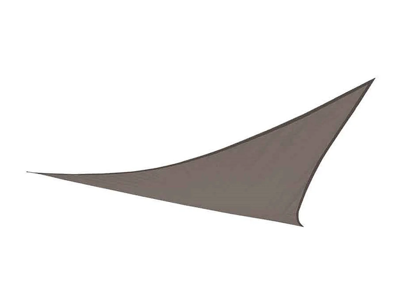 Toldo vela de sombreo Aktive Garden poliéster antracita 5x5x5 m