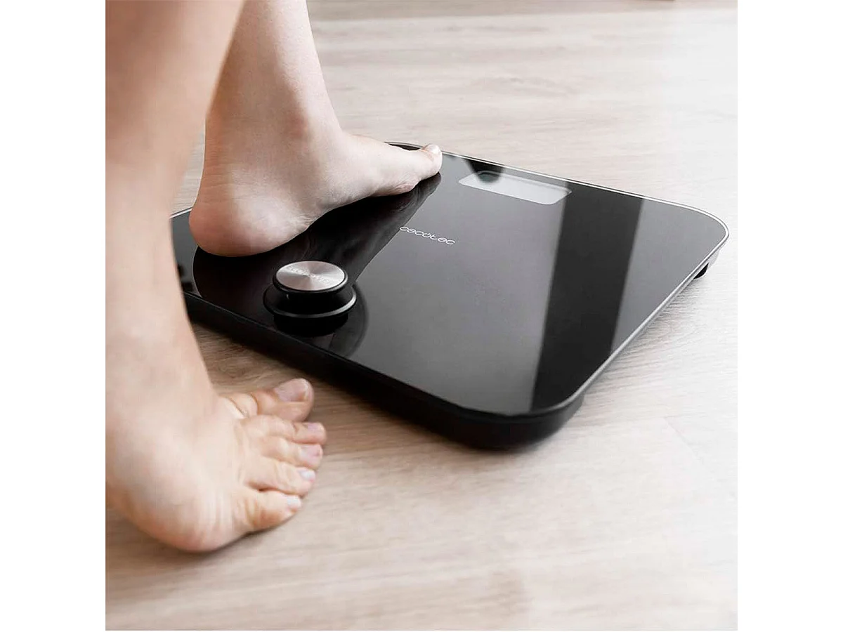 Báscula de baño Cecotec Surface Precision EcoPower 10000 Healthy 180kg sin pilas negro