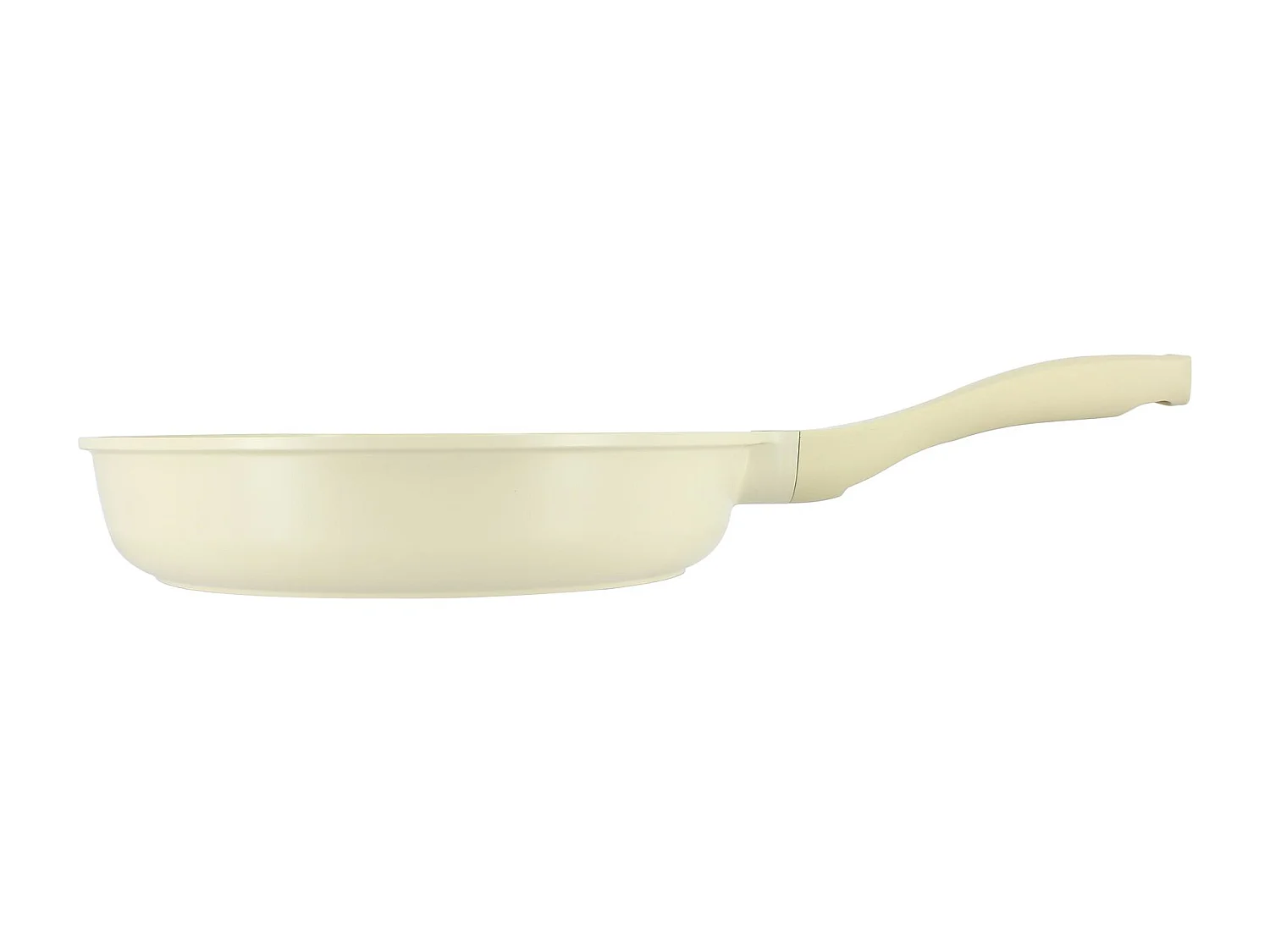 Menastyl - Poele Pure 28cm En Fonte D'aluminium Recycle Creme