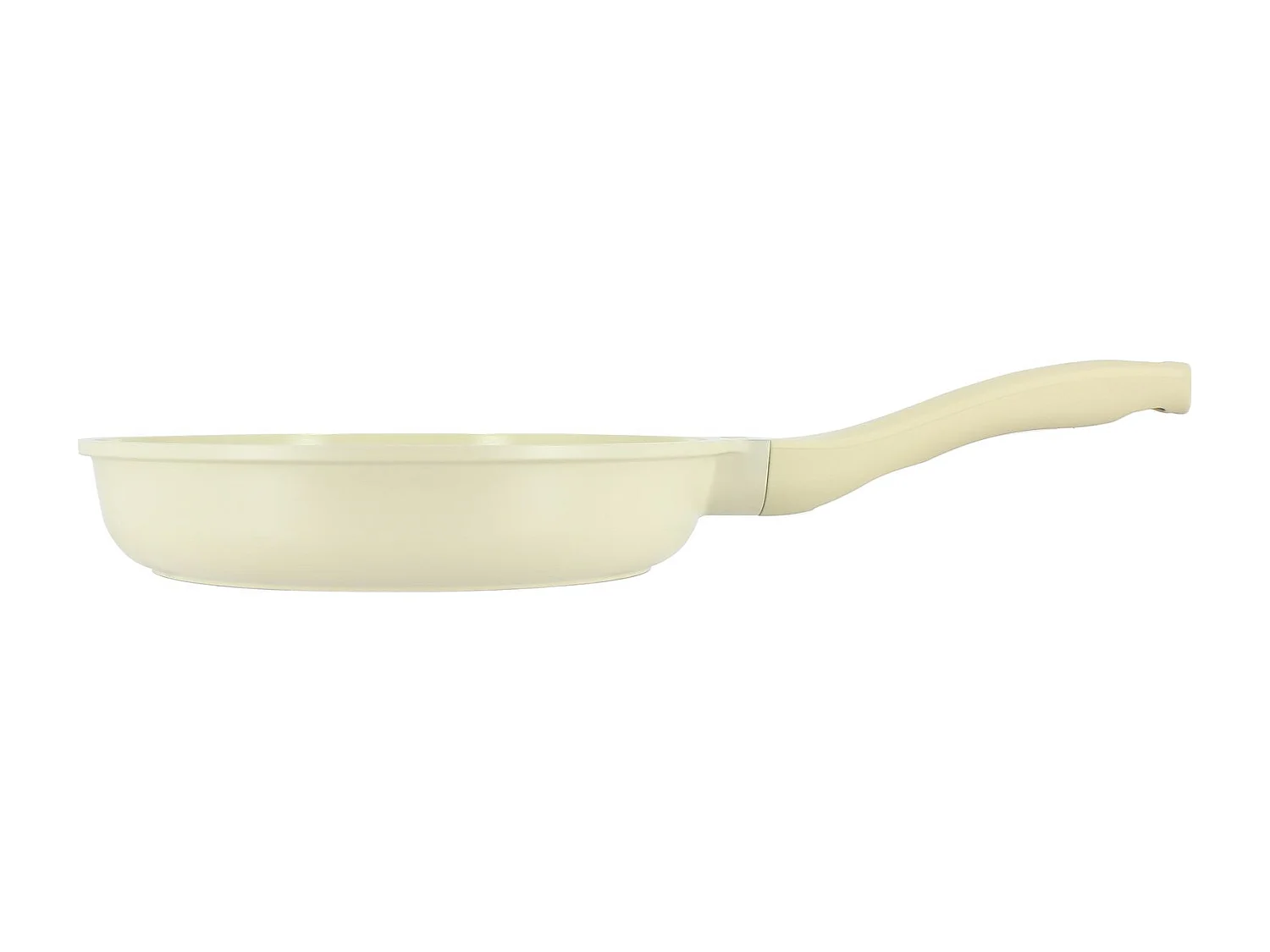 Menastyl - Poele Pure 24cm D'aluminium Recyclé Crème