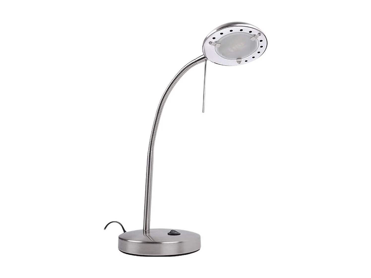 Flexo STU Lumit 40W cuerpo articulado niquel Ø28x43 cm