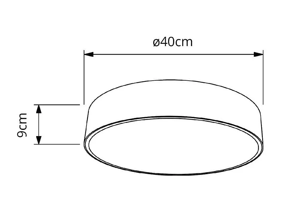 Plafón Bilac Lumit 38W diseño redondo con 3 colores LED blanco Ø40 cm
