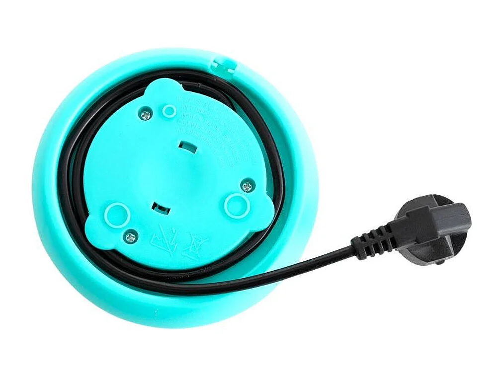 Hervidor de agua Gallery Dcook 1500W 1,8L luz LED cristal azul/blanco