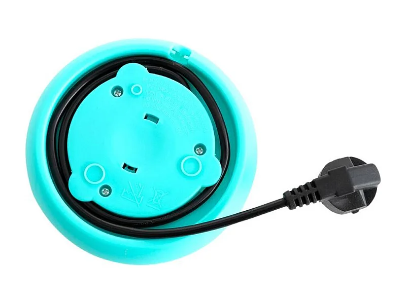 Hervidor de agua Gallery Dcook 1500W 1,8L luz LED cristal azul/blanco