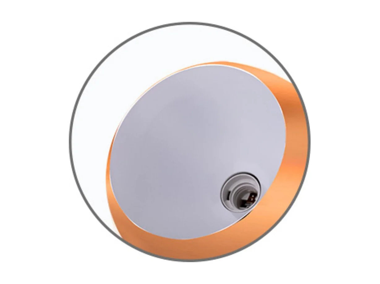 Lámpara de techo Guido Lumit 40W altura ajustable cobre Ø19 cm