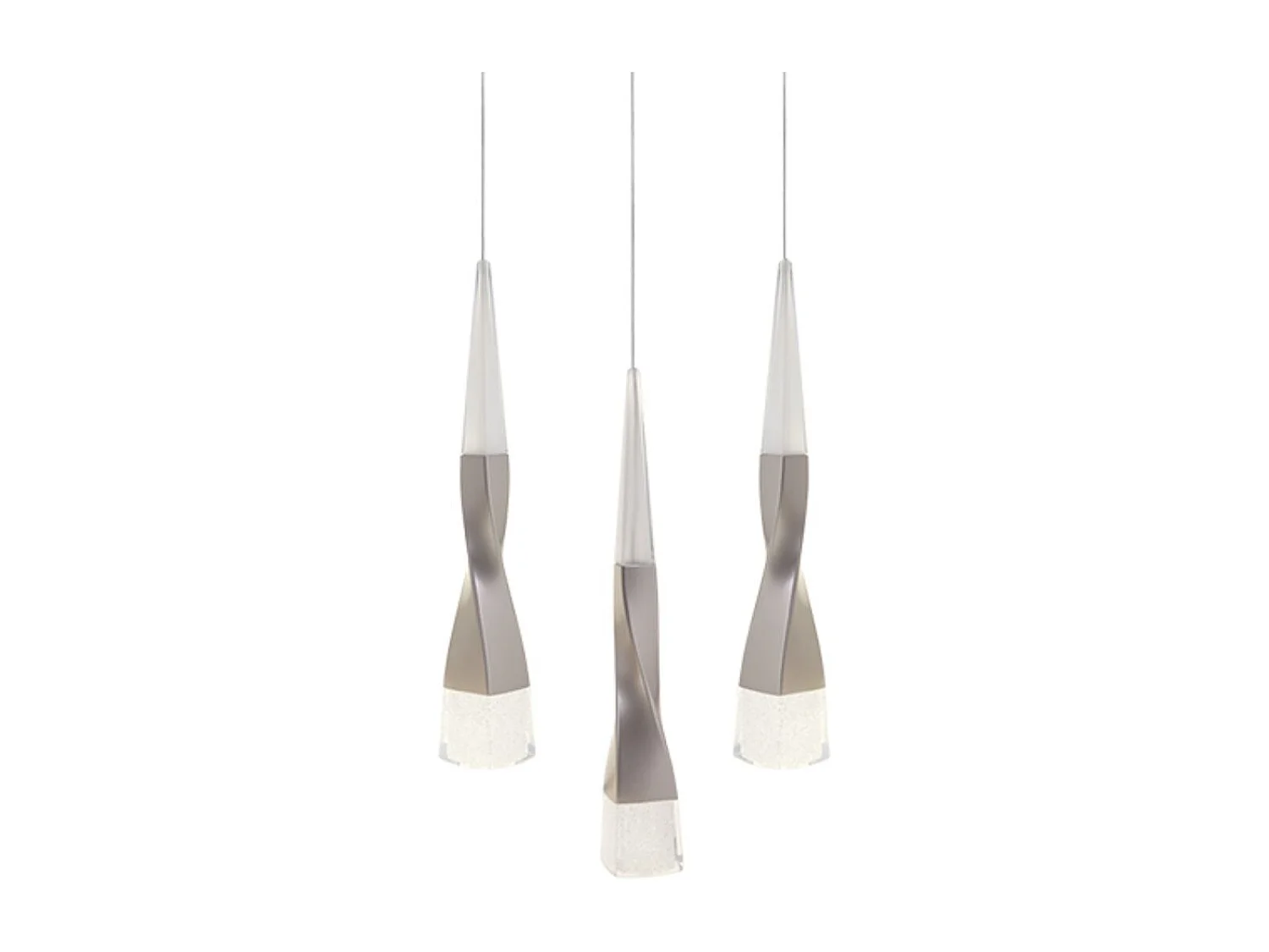 Lámpara de techo Meteor Lumit 21W 1570 lm altura regulable beige Ø30 cm