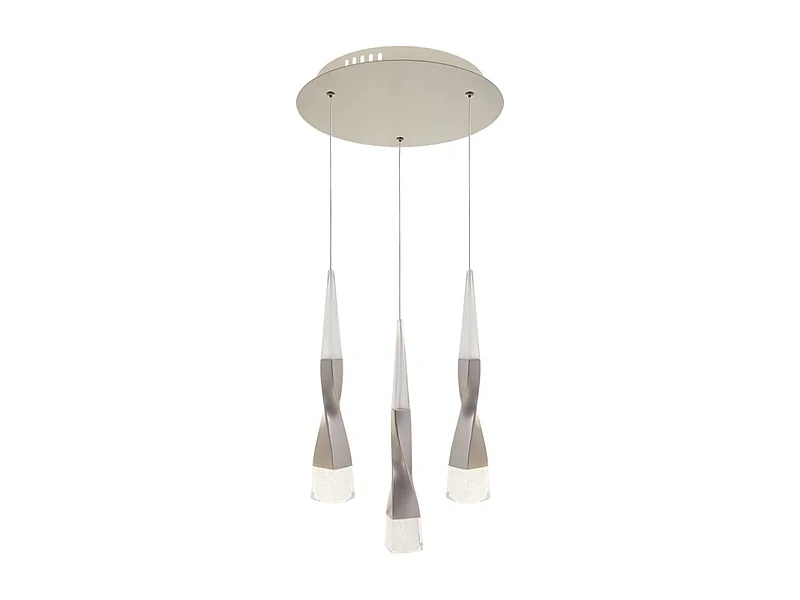 Lámpara de techo Meteor Lumit 21W 1570 lm altura regulable beige Ø30 cm