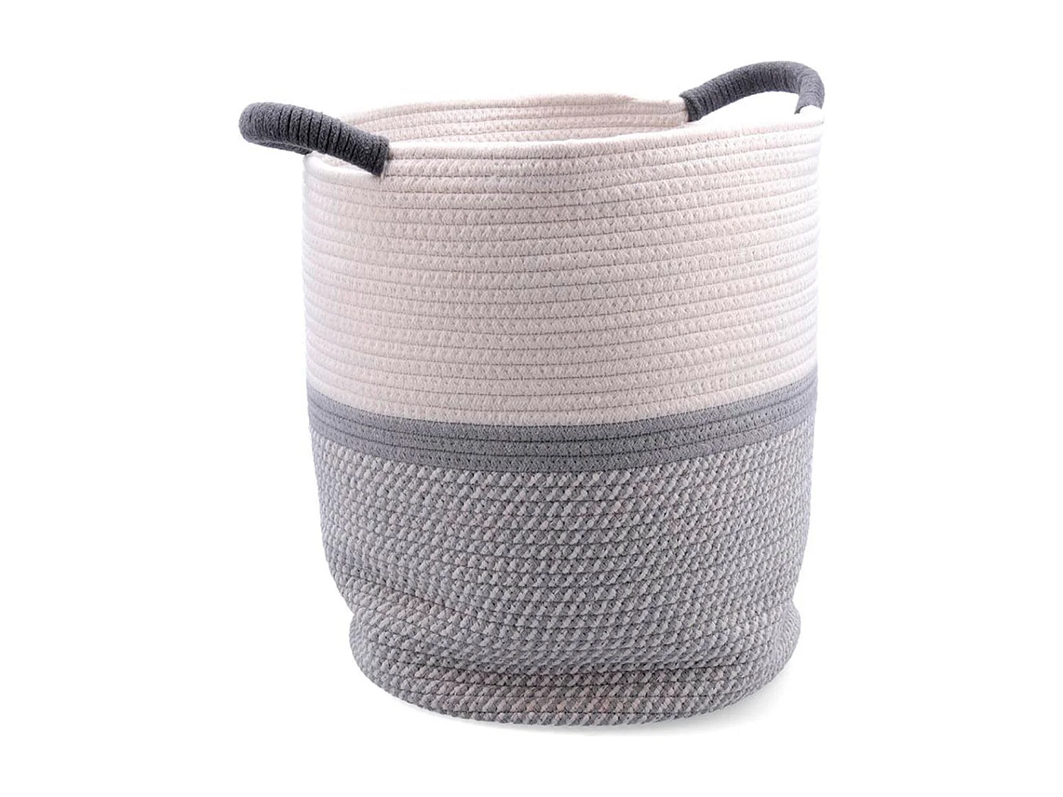 Cesta multiusos MOA Vinthera blanco/gris Ø31x38 cm