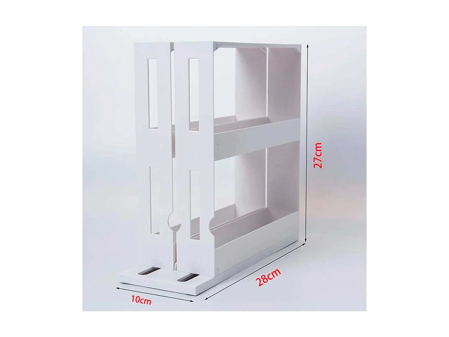 Organizador de especias deslizante y pivotante WS-900-128 blanco