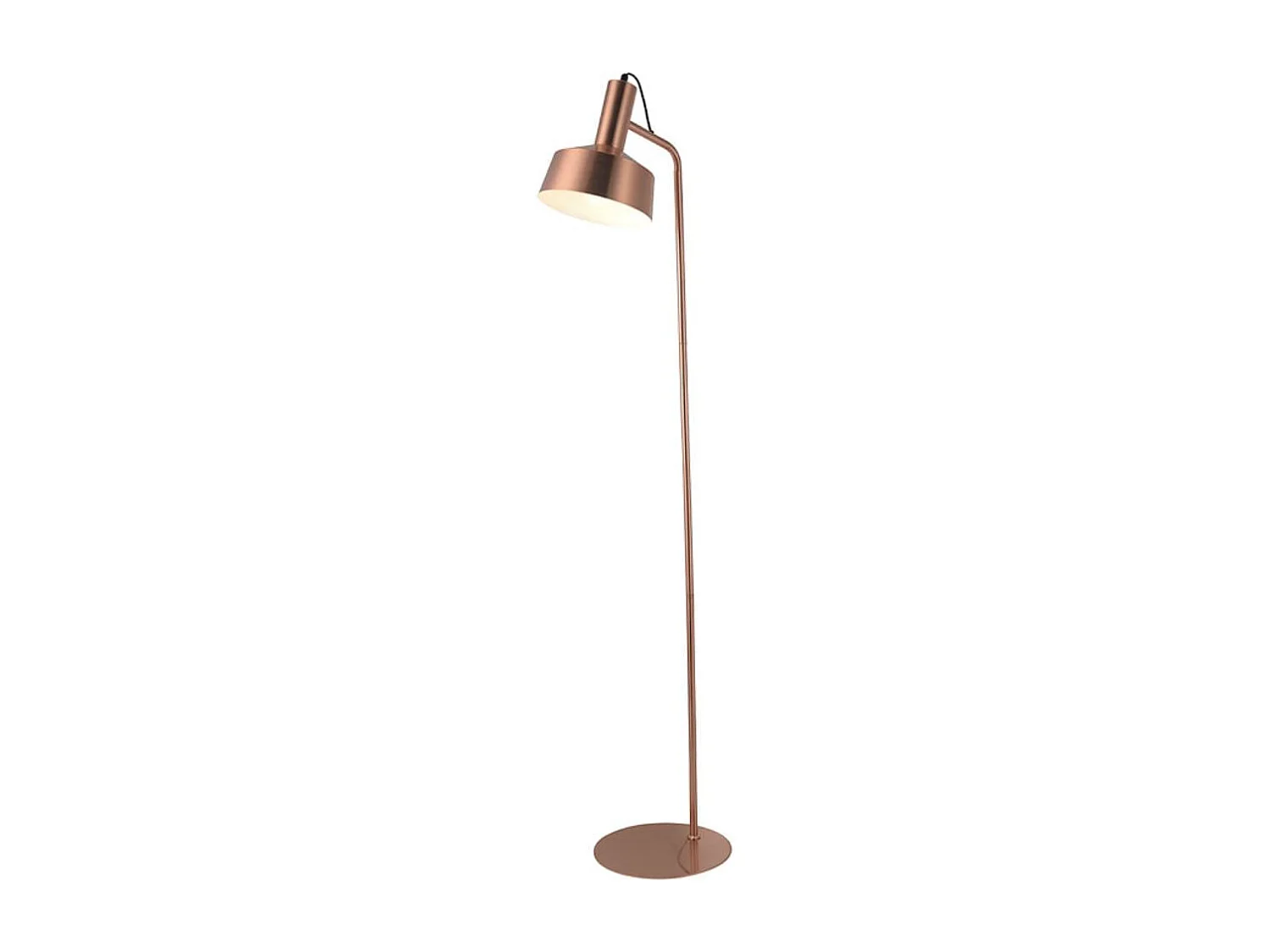 Lámpara de pie Leana Lumit 60W metal cobre Ø19x136 cm
