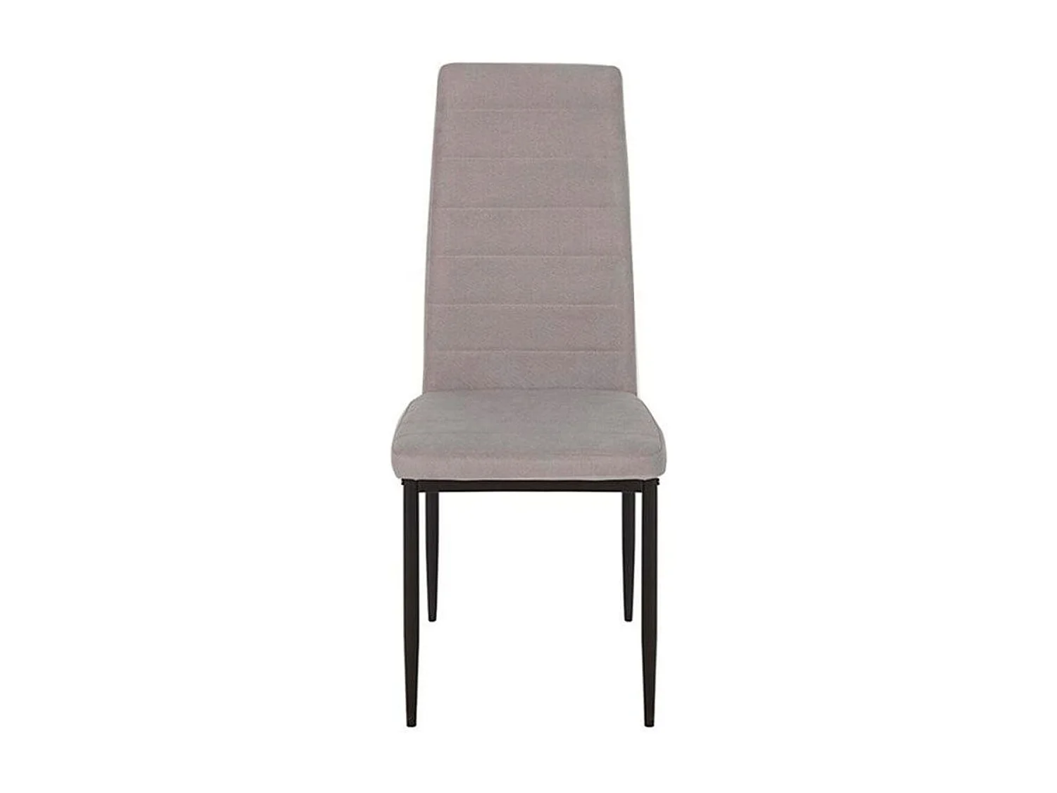 Silla de comedor Yuri tapizado Jarama 1 marengo/negro 96,6x40x39,7 cm