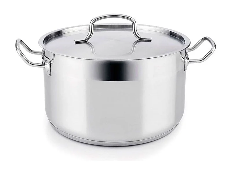 Olla Azzero Quid con tapa acero inoxidable Ø28x21 cm