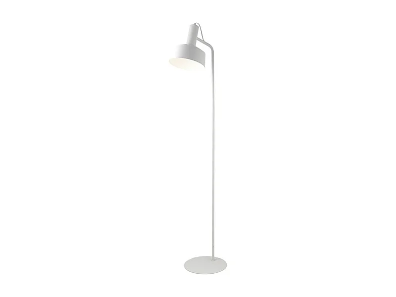 Lámpara de pie Leana Lumit 60W metal blanco Ø19x136 cm
