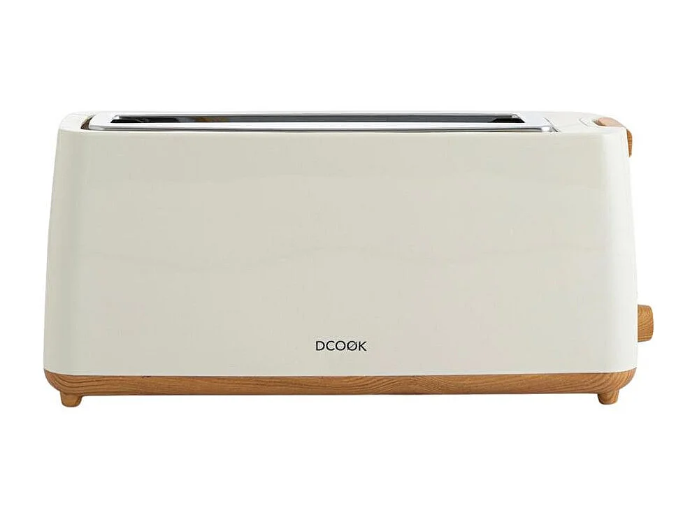 Tostador Baltic Dcook 800W ranura larga 7 temperaturas beige