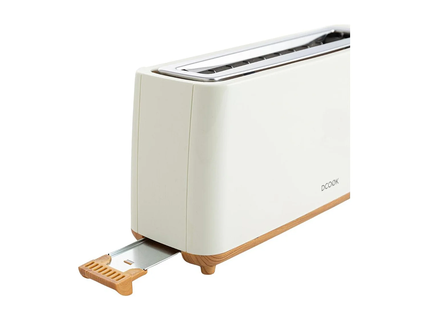 Tostador Baltic Dcook 800W ranura larga 7 temperaturas beige