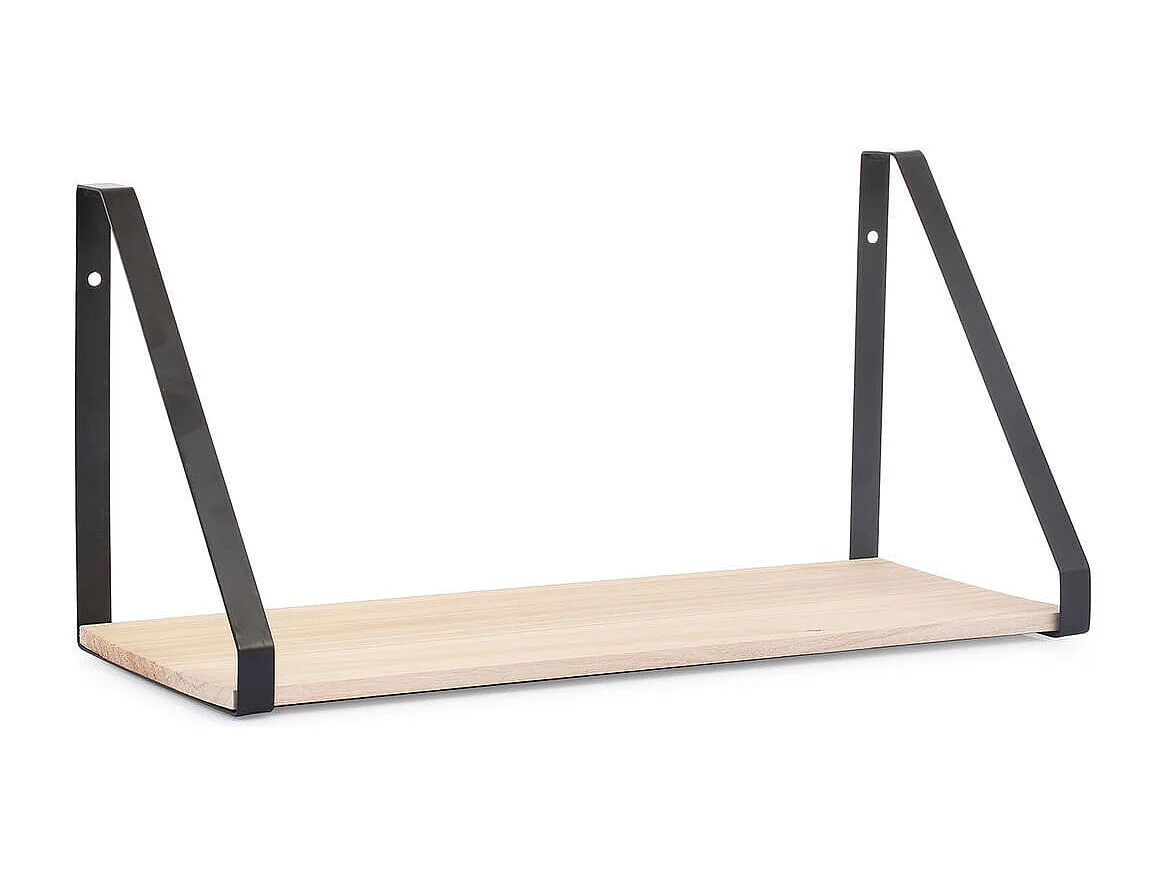 Estante MOA Vinthera diseño minimalista negro 20x40x18 cm