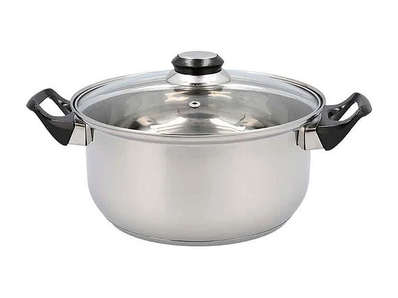 Cacerola Hábitat Quid con tapa acero inoxidable Ø22x10,5 cm