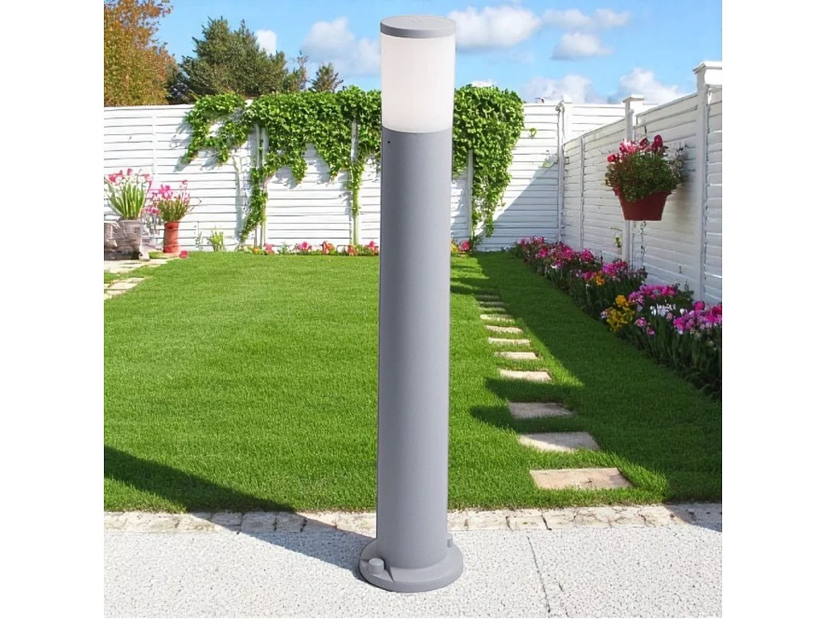 Farola Amelia Fumagalli 8,5W 3 colores LED gris Ø15,5x80 cm