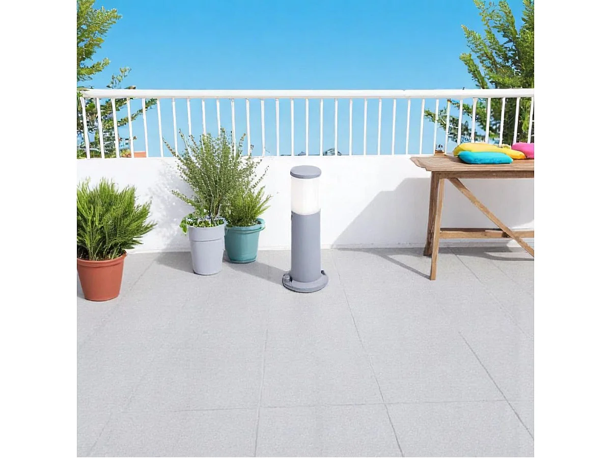 Farola Amelia Fumagalli 8,5W 3 colores LED gris Ø15,5x40 cm