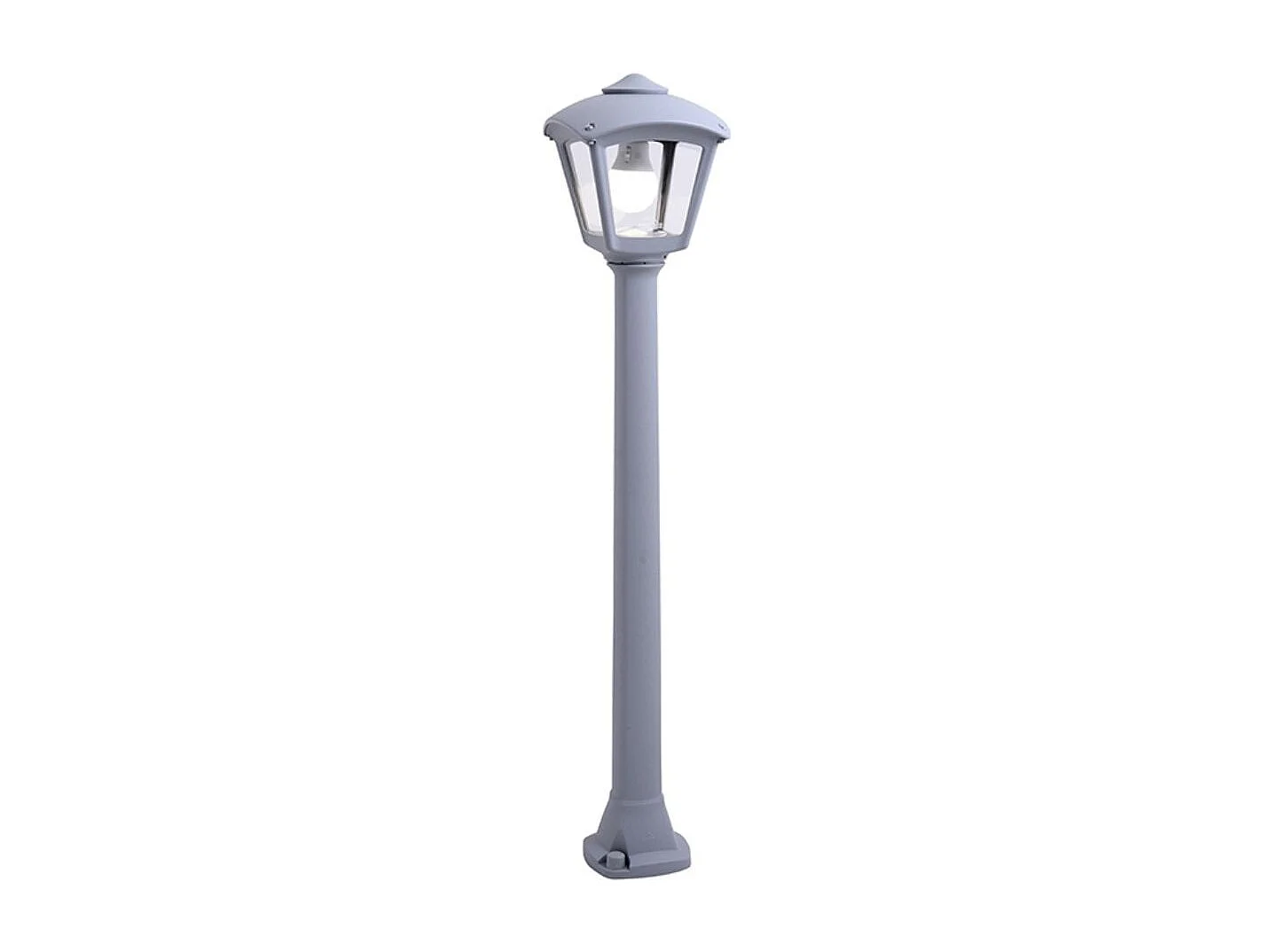 Farola Roby Fumagalli 8,5W 3 colores con pulsador gris 94,5x20x20 cm