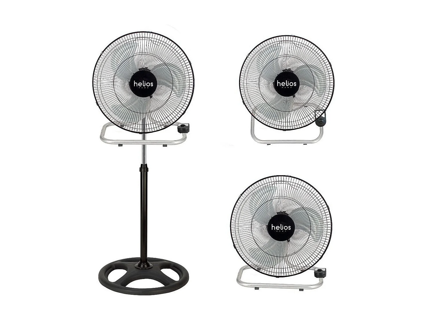 Ventilador Tramontana Helios Home 55W 3 en 1 negro Ø50 cm