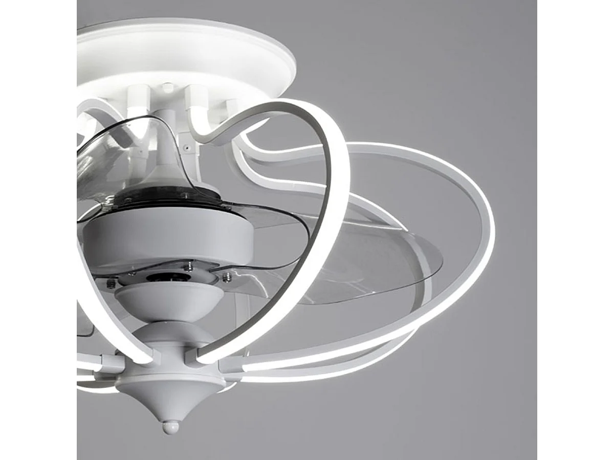 Ventilador de techo Kai Bel Air 120W 3 aspas mando a distancia blanco Ø60 cm