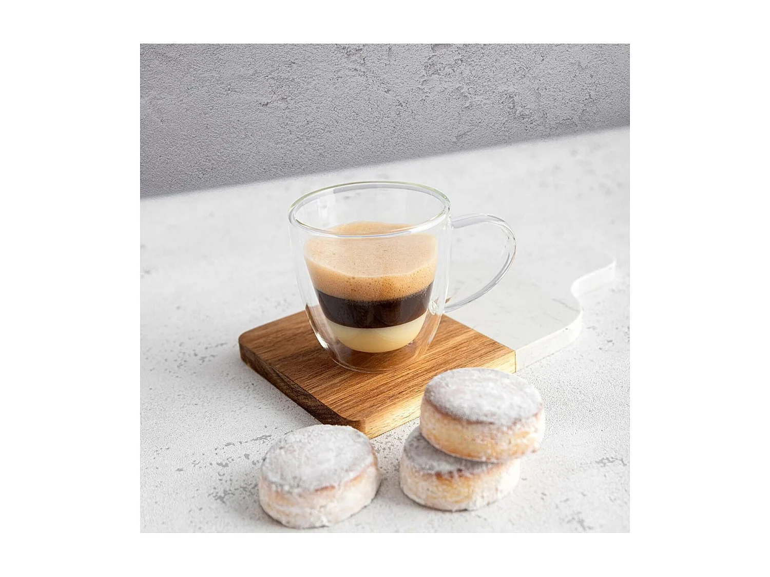 Pack de 6 tazas Serenia Quid vidrio 15 cl