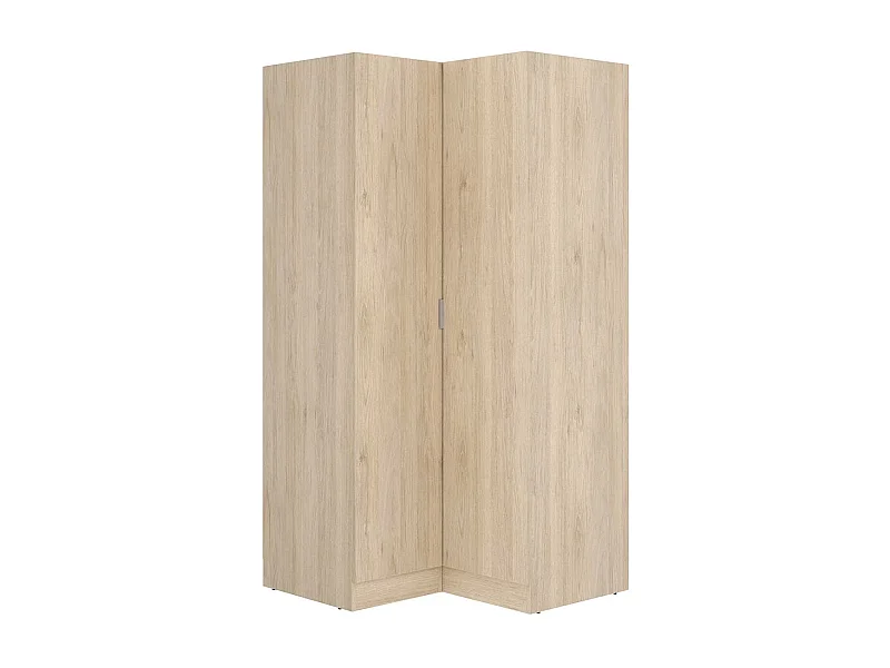 Armario esquinero Essen 2 puertas natural 184,2x92,5x90,5 cm