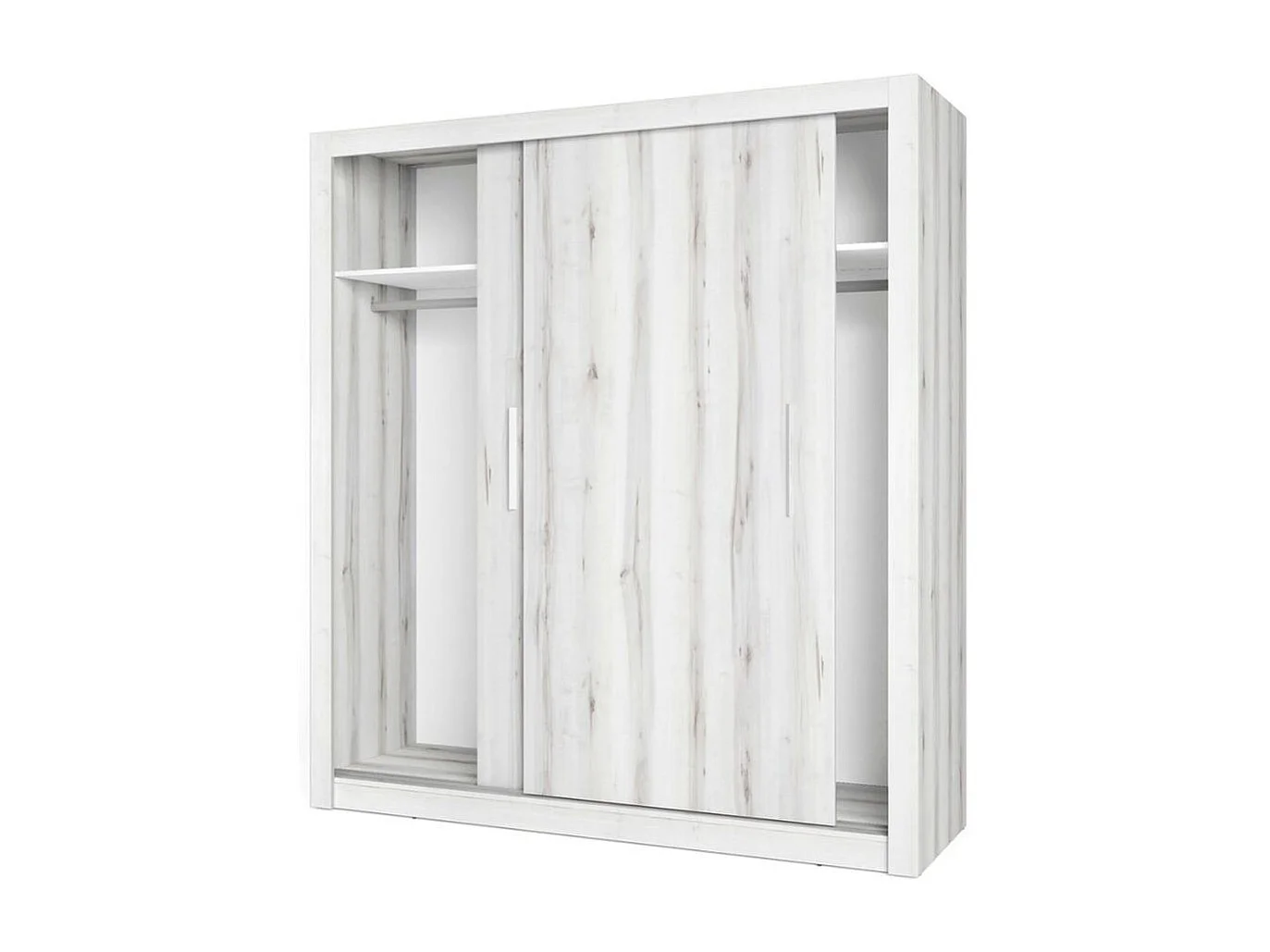 Armario Sava 2 puertas correderas albo 201x182x58,7 cm
