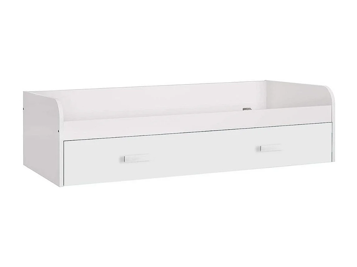 Cama nido Alumbre con cajonera blanco 53,7x190x98,2 cm