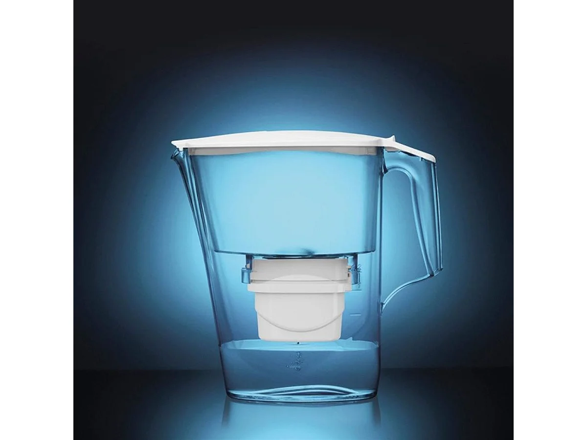 Jarra de agua con filtro Liscia Evolve Aqua Óptima 2,5L blanco